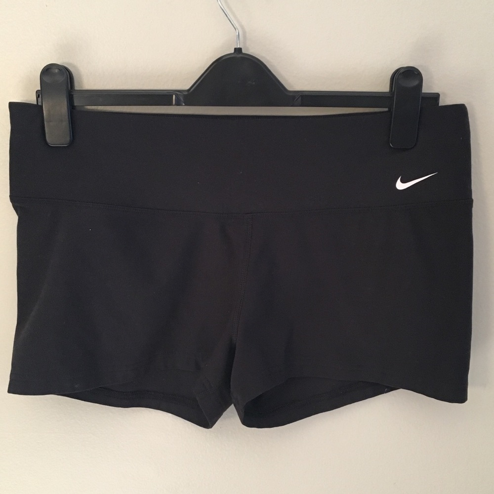 Nike black compression shorts size L